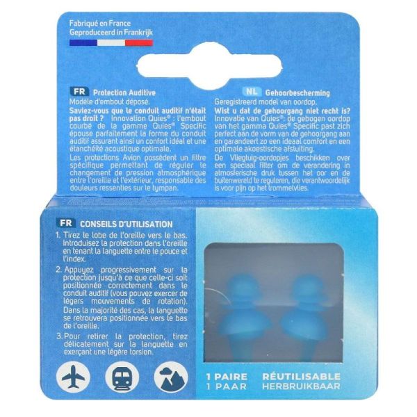 QUIES specific filtre anti-pression  Avion