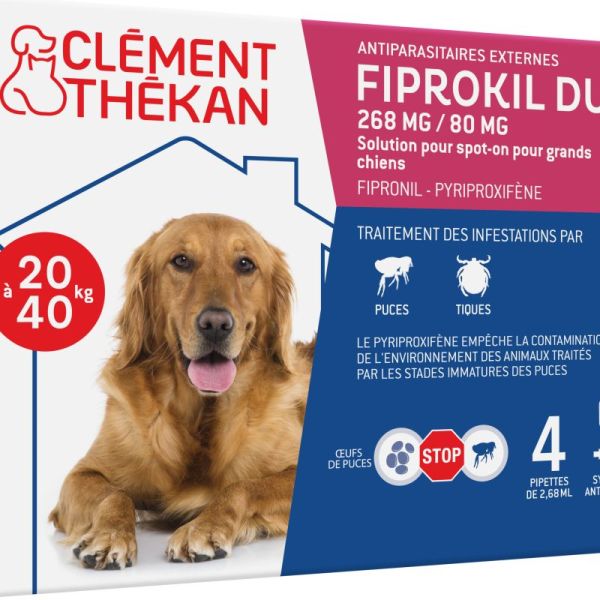 Fiprokil Duo Spot-On Ch 20-40Kg 4Pip/2.68Ml