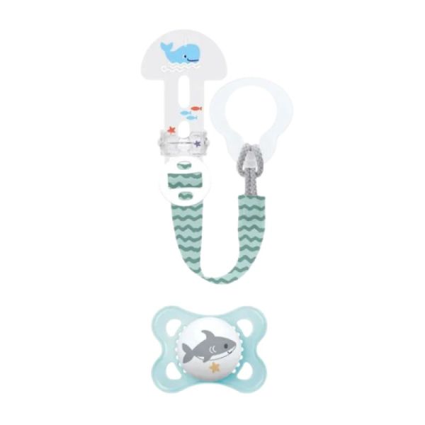 KIT Sucette + Attache sucette MAM  2-6 mois